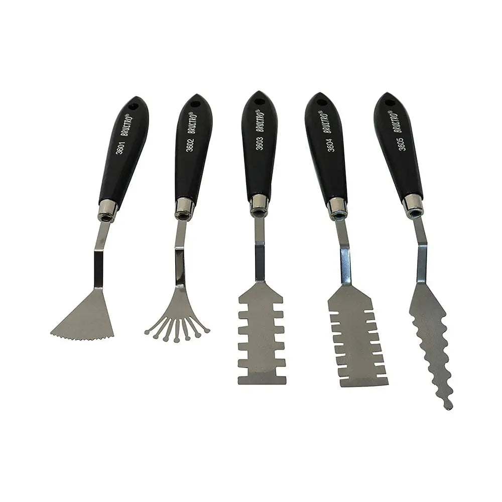 Brustro Artists Special Effects Knife Set Of 5 Brustro